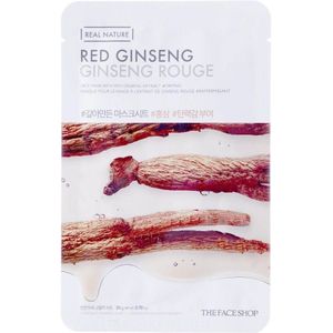 The Face Shop Real Nature, Sheet Mask met rode ginseng - 20 g