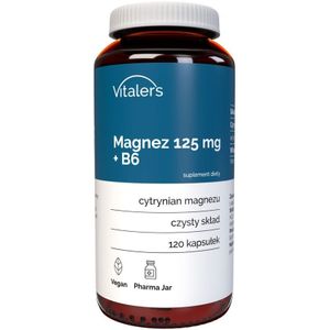 Vitaler's Magnesium 125 mg Vitamine B6 - 120 Capsules