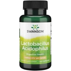 Swanson - Lactobacillus Acidophilus - Probiotica - 100 Capsules