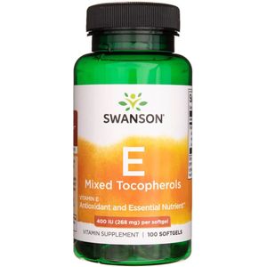 Swanson Vitamine E Gemengde Tocoferolen 400 IE - 100 softgels