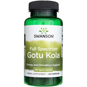 Swanson Volledig Spectrum Gotu Kola 435 mg - 60 Capsules