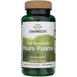 Swanson Volledig Spectrum Muira Puama 400 mg - 90 Capsules