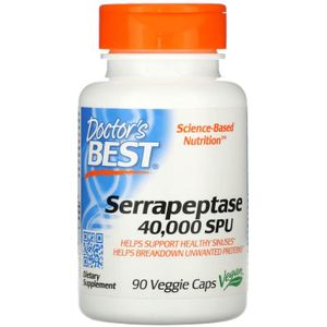 Doctor's Best Serrapeptase 40,000 SPU - 90 Capsules