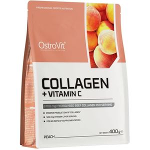 Ostrovit Collageen + Vitamine C, perzik - 400 g