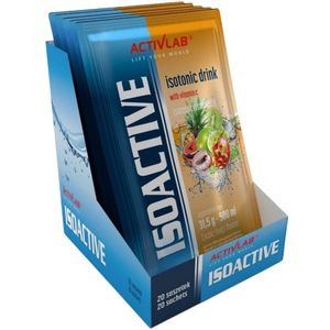 Activlab Isoactive Isotonic met Vitamine C, Exotische Vruchten - 20 Zakjes