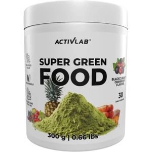 Activlab Super Green Food, Zwarte bes-cranberry - 300 g