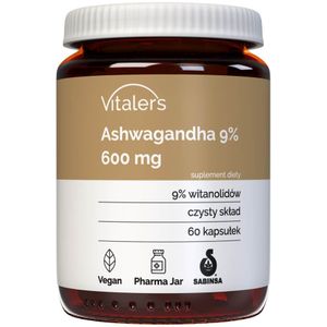 Vitaler's Ashwagandha 9% 600 mg - 60 Capsules