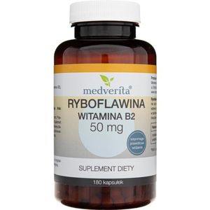 Medverita Riboflavine ( Vitamine B2 ) 50 mg - 180 Capsules