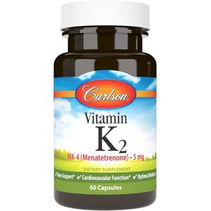 Carlson Labs Vitamine K2 (MK-4) 5 mg - 60 capsules