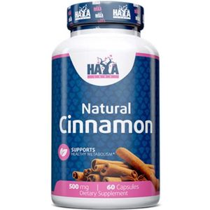 Haya Labs Natuurlijke kaneel 500 mg - 60 Capsules