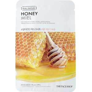 The Face Shop - Real Nature - Gezichtsmasker - Honing - Hydraterend