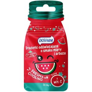 Dosfarm Verfrissende Dragees met Vitamine C, Munt en Watermeloen - 16 g