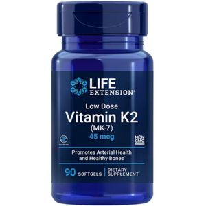 Life Extension Lage dosering Vitamine K2 (MK-7) 45 mcg - 90 softgels