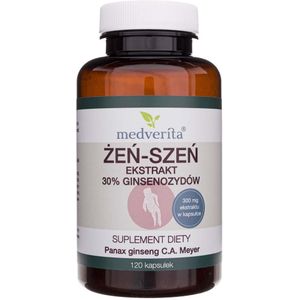Medverita - Ginseng Supplement - 120 Capsules - Plantaardig