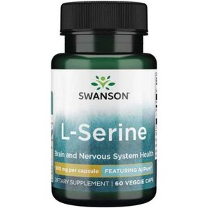 Swanson AjiPure L-Serine 500 mg - 60 capsules