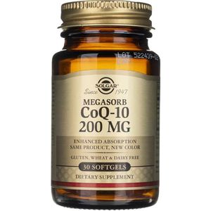 Solgar Megasorb CoQ-10 200 mg - 30 Zachte Gel