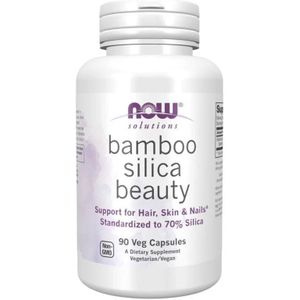 Now Foods Bamboe Silica Beauty - 90 Capsules