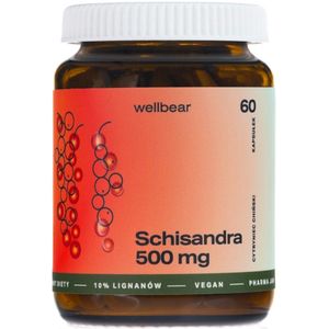 Wellbear Schizandra 500 mg - 60 Capsules