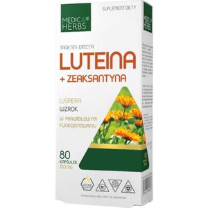 Medica Herbs Luteïne + Zeaxanthine - 80 Capsules