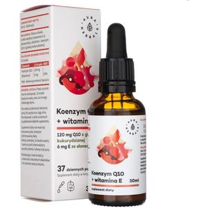Aura Herbals Co-enzym Q10 + Vitamine E, druppels - 30 ml
