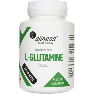 Aliness L-Glutamine 500 mg - 100 Capsules
