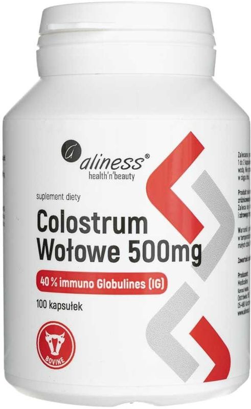 Aliness - Colostrum - Supplement - Geel - 100 Capsules