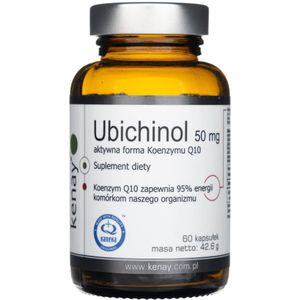 Kenay - Ubiquinol - 50 mg - 60 Capsules - Actieve Vorm van Co-enzym Q10