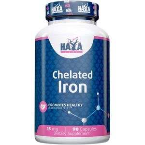 Haya Labs Gechelateerd ijzer 15 mg - 90 capsules