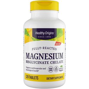 Healthy Origins Magnesium Bisglycinaat 120 tabletten