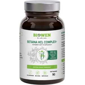 Biowen Betaine HCL Complex+ - 90 capsules
