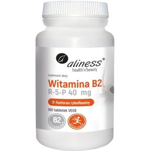 Aliness Vitamine B2 R-5-P (Riboflavine) 40 mg - 100 tabletten