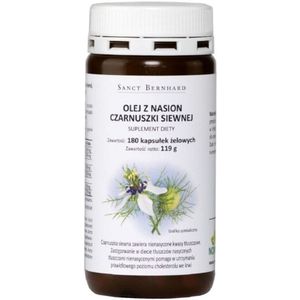 Sanct Bernhard Zwarte komijnzaad - 180 Capsules