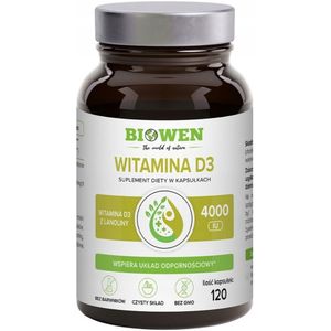 Biowen Vitamine D3 4000 IE - 120 capsules