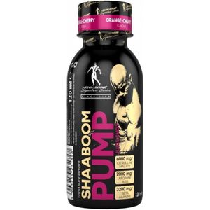 Levrone Shaaboom Pump Juice Shot Pre-Workout, Sinaasappel-Kers - 120 ml