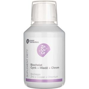 Invex Remedies Zink+Koper+Chroom Biochelaat - 150 ml
