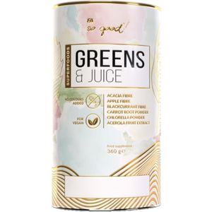 Fitness Authority zo goed! ® Greens &amp; Juice Superfoods, Fruit Punch - 360 g