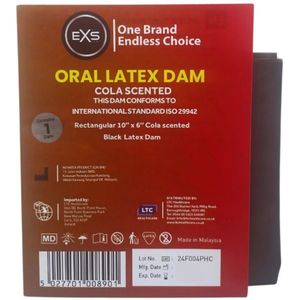 EXS Oral Latex Dam, Cola - 1 stuk