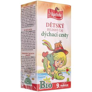 Apotheke Biologische thee voor kinderen Linde, Vlierbloesem, Kamille - 20 zakjes