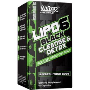 Nutrex Research Lipo-6 Black Cleanse & Detox - 60 capsules
