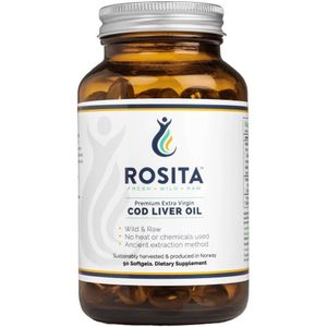 Rosita Extra Virgin Cod Liver Oil EVCLO Softgels 90's