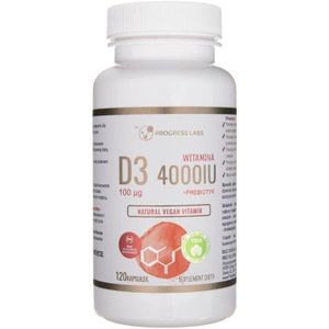 Progress Labs Veganistische Vitamine D3 4000 IE - 120 Capsules