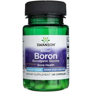 Swanson - Albion Boron - Bororganische Glycine - 6 mg - 60 Capsules