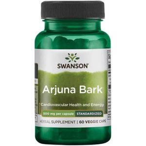 Swanson Arjuna-schors 500 mg - 60 capsules
