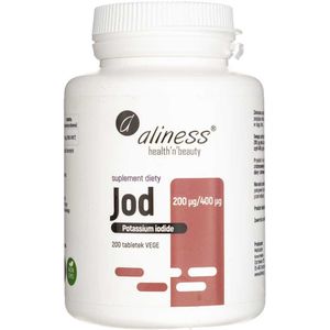 Aliness - Jodium - Voedingssupplement - 200 Tabletten - 200 mcg Kaliumjodide