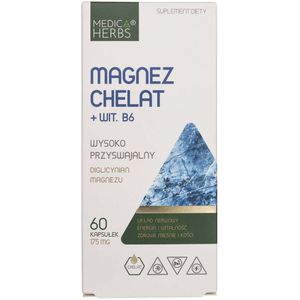 Medica Herbs Chelated Magnesium + Vitamine B6 - 60 Capsules