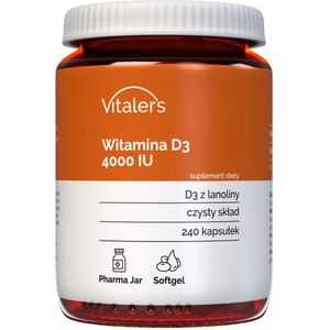 Vitaler's Vitamine D3 4000 IU - 240 softgels