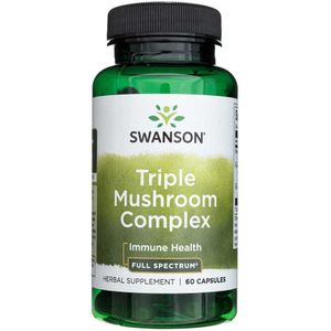 Swanson Full Spectrum Triple Mushroom Complex - 60 Capsules