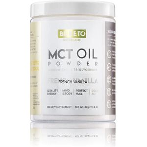 BeKeto MCT Olie poeder , Franse Vanille - 300 g