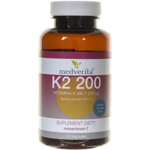 Medverita Vitamine K Vitamk7 ® (Menaquinone-7) 200 mcg - 120 Capsules