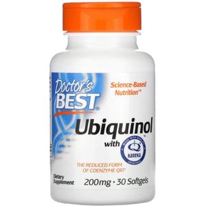 Doctor's Best Ubiquinol met Kaneka 200 mg - 30 Zachte gels